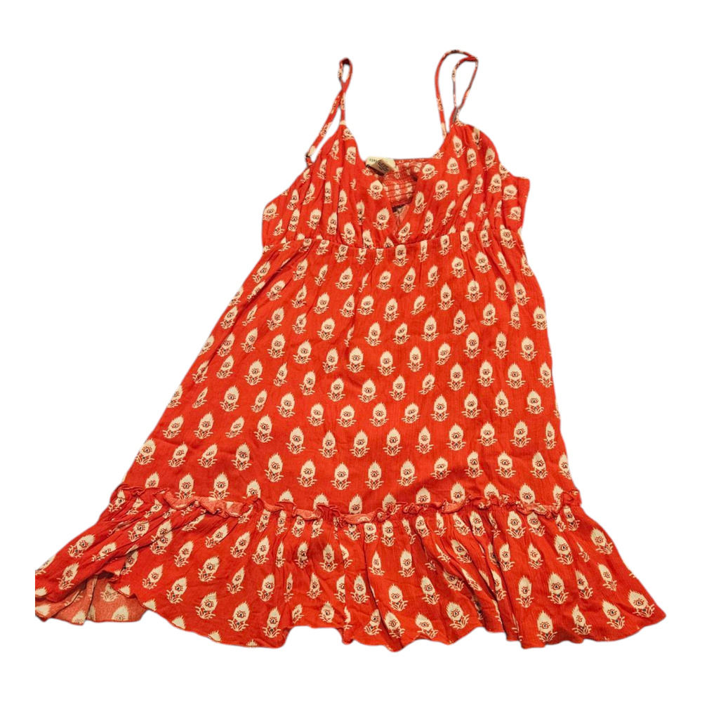Forever 21 Large Sleeveless Red Floral Mini Dress